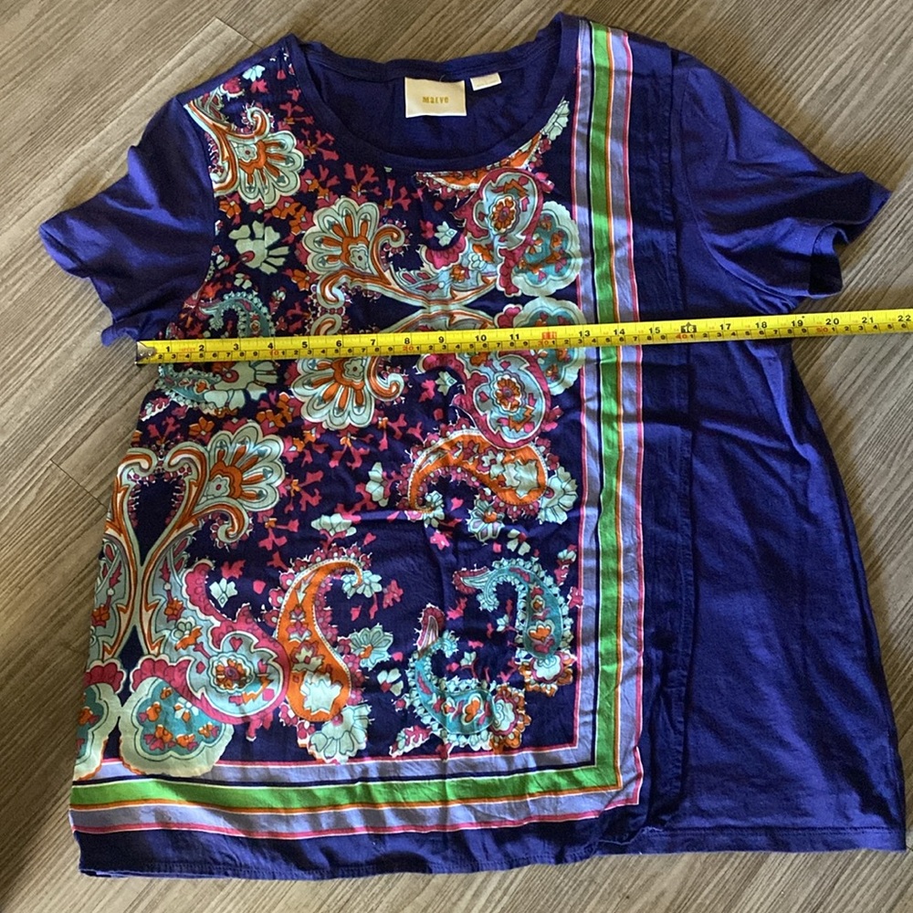 Anthropology ~ Maeve Top Size L | Cotton and Modal | Excellent Condition - Picture 8 of 9